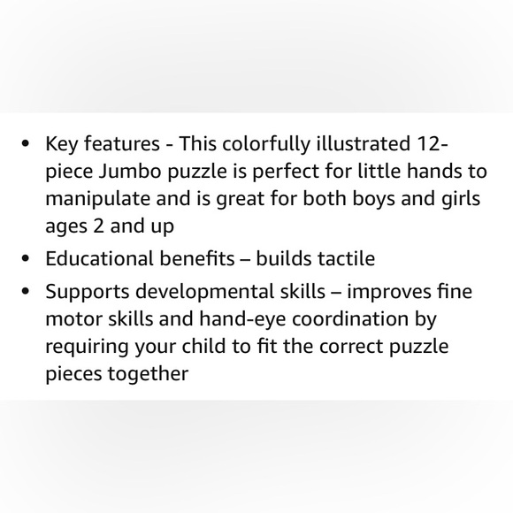 Fire Truck 12 Piece Floor Puzzle - My First Big Puzzle. - Picture 4 of 4